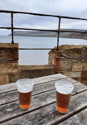 Relaxing beer
